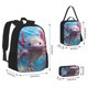 thumbnail image 2 of Easygdp Cute Underwater Axolotl Mochila para Niños y Niñas con Set de Caja de Almuerzo y Estuche para Lápices 3 en 1, Mochila Escolar Estampada para Adolescentes, 2 of 7