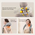 thumbnail image 3 of Masajeador De Cuello Y Hombros Con Calor, Almohada De Masaje Eléctrico Para Amasar, Aliviar El Estrés Masajeador De Hombros Y Cuello Con Calor, Masaje De Simulación, Cabezal De, 3 of 7