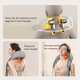 thumbnail image 3 of Masajeador De Cuello Y Hombros Con Calor, Almohada De Masaje Eléctrico Para Amasar, Aliviar El Estrés Masajeador De Hombros Y Cuello Con Calor, Masaje De Simulación, Cabezal De, 3 of 7