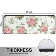thumbnail image 5 of Kitchen Rugs Sets Of 2,Pioneer Flower Floral Print Pattern Anti Fatigue Kitchen Mat Rugs Non Slip Washable,Decorative Kitchen Floor Mats for Kitchen,Sink,Laundry,17"x47"+17"x47", 5 of 5