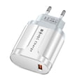 thumbnail image 3 of Equipo De Interfaz De Ca Carga de teléfono USB de 25 W Carga rápida AC100-240V para iPhone 14 Pro (EU blanco), 3 of 5