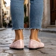 thumbnail image 6 of CHICVOMEY Mesh Ballet Flats for Women Breathable Ballet Flats with Buckle Fashion Fishnet Flats for Women Casual Work Flats, 6 of 9