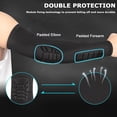 thumbnail image 4 of Protector de codo deportivo anticolisión en forma de panal, protector de brazo, protector de fitness para montar en baloncesto, 4 of 6