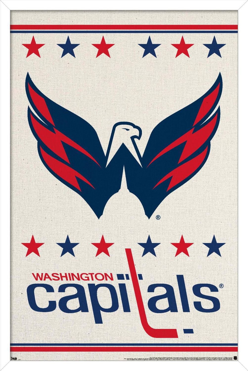 NHL Washington Capitals - Logo 14 Wall Poster, 22.375" x 34"