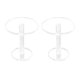thumbnail image 3 of 2 piezas Pedestal Display Riser Stands Pedestal Jewelry Stand Clear Modern Photography Props Jewelry Stand Jewelry Rack de almacenamiento para llavero , 8 cm de alto Sunnimix Soporte de exhibición de joyería, 3 of 8