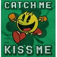thumbnail image 2 of PACMAN St Paddys Catch Me Kiss Me Sweatshirt for Men or Women Brisco Brands S, 2 of 6