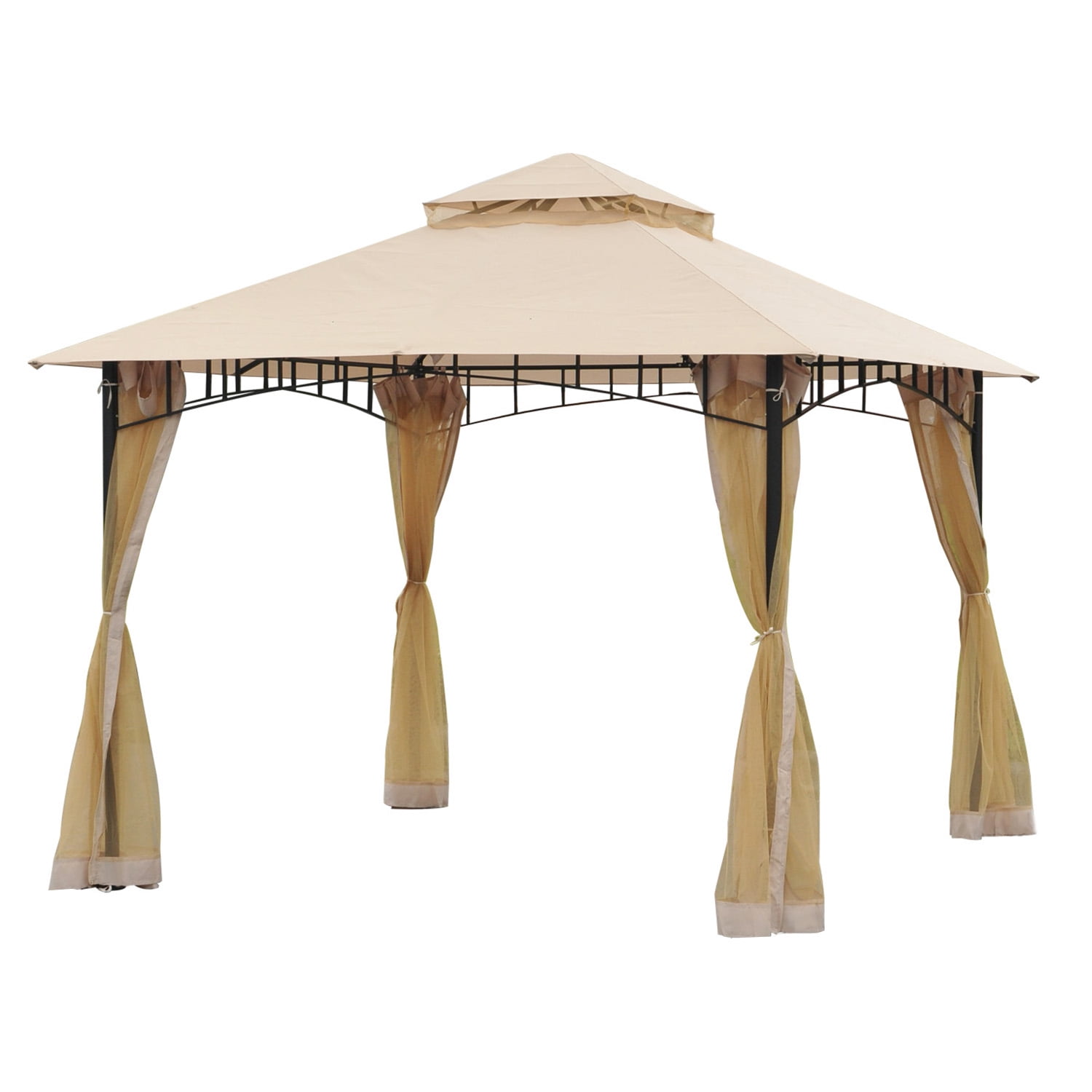 Garden Winds Replacement Canopy Top Cover For Outsunny 10ft Two Tiered