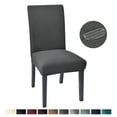 thumbnail image 2 of Stretch Dining Chair Covers (4/6-Piece Set) — Waterproof Jacquard Fabric, Washable and Removable Furniture Protectors for Kitchens, Hotels & Banquet, 2 of 8