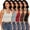 #02: 5 Pack,Beige - Brown / Light Blue / Bright Red / Coffee Color / Black, variant on 5 Pack Crop Tank Top for Women Ribbed Dry Fit Gym Shirts Racerback Yoga Tank Top Undershirts, Beige - Brown / Light Blue / Bright Red / Coffee Color / Black,#02,X-Large
