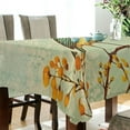 thumbnail image 3 of Coolnut Vintage Bird Rectangle Tablecloth Waterproof Polyester Table Clothative Stain Resistant & Wrinkle Resistant Washable Table Cover for Dining Table/Party/Camping 60x60 Inch Decor Gift, 3 of 7