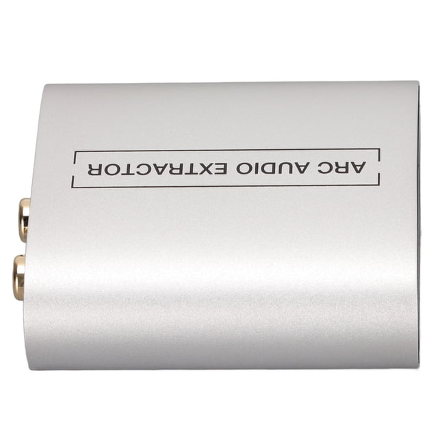 Extractor de sonido ARC, interfaz Multimedia HD, adaptador divisor de sonido estéreo analógico de 2 canales para amplificador de auriculares