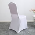 thumbnail image 4 of Xiao Hua Dark Green party elastic chair cover -2 pieces, 17.72 × 17.72 × 35.43 inches, wrinkle resistant elastic fabric, wedding banquet event and family party decoration chair cover, 4 of 4
