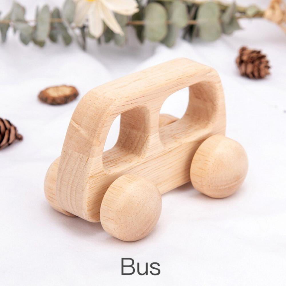 Childrens Educational Toys Crawling Cxercise Cute Wooden Fruit Cart Wooden Fruit Trolley Wooden Cart, 