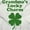 White, variant on Grandmas Luck Charm St Paddys Day Toddler Boy Girl T Shirt Infant Toddler Brisco Brands 18M