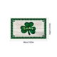 thumbnail image 3 of Decoraciones para el Día de San Patricio, Accesorios para el Día de San Patricio, 4 manteles individuales nuevos de lino con estampado de cuatro hojas, manteles aislantes para fiestas navideñas, mante, 3 of 6