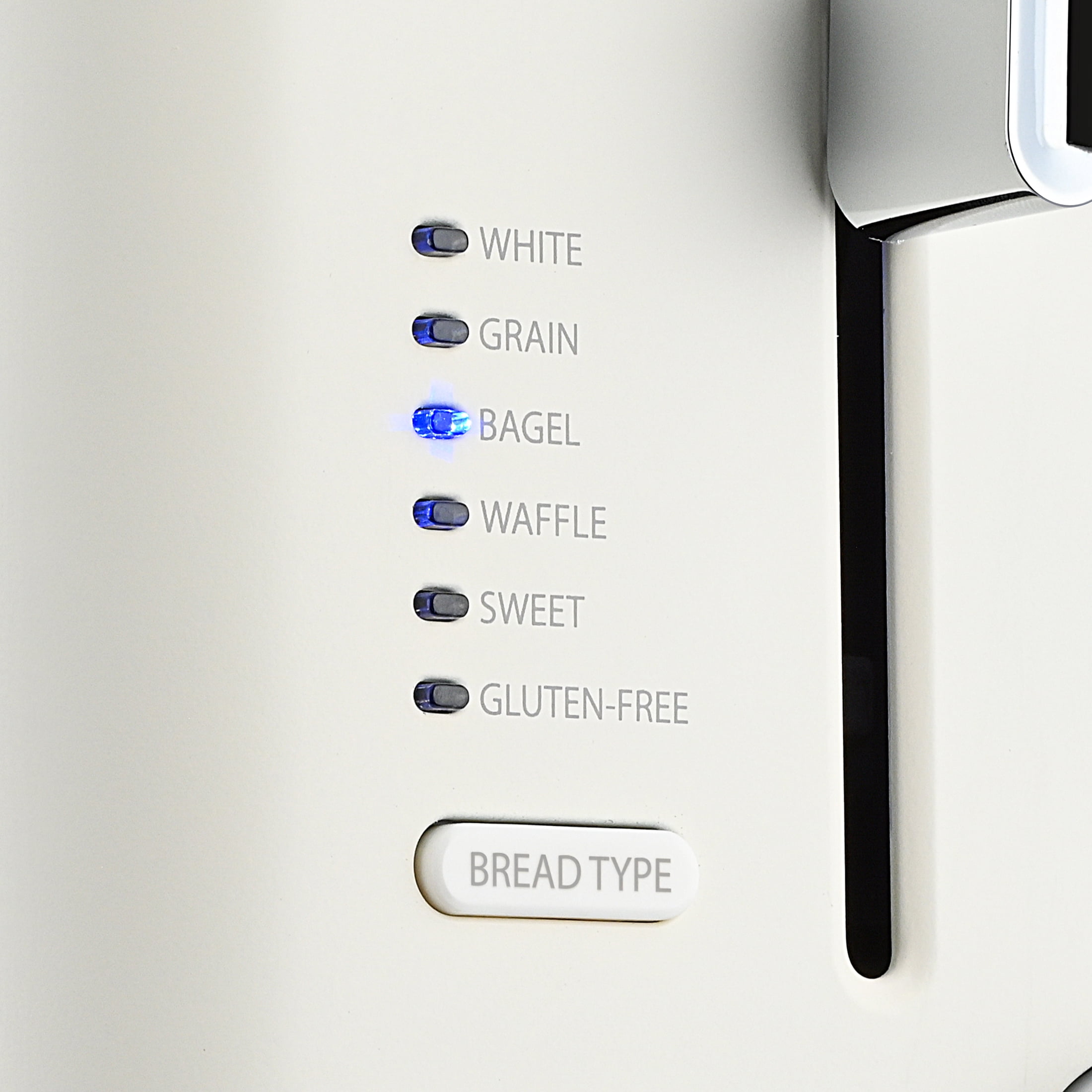 Toastmaster 2-Slice Multi-Function Toaster - Star White with Lever and Dial Controls, Extra Wide Slots, High Rise Toast Lift and Gluten Free Setting, 900W