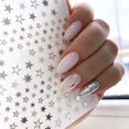 thumbnail image 2 of Pegatinas de estrellas deslizantes 3D para uñas, pegatinas de decoración brillantes, adhesivo de transferencia DIY, accesorios para puntas de uñas doradas y plateadas, 1 ud. Tan Jianjun unisex, 2 of 2