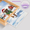 thumbnail image 4 of Hello Winter Boxer Frosty Morning Walk Welcome Snowy Christmas Acrylic Plaque with Wood Photo Frame Box Boxers Dog Lover Gifts Idea Light Box - 02018, 4 of 5