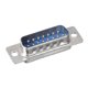 thumbnail image 4 of Conector D-Sub macho conector 15-pin 2-hila puerto terminal soldadura tipo 10pcs azul, 4 of 4