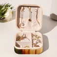 thumbnail image 6 of Thanksgiving Pumpkin Decorative Square Travel Portable Jewelry Display Box - Earring Organizer, Necklace and Bracelet Storage Case for Girls and Women, 6 of 6