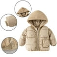 thumbnail image 7 of Godderr Kids Toddler Boys Girls 2Pcs Winter Jacket Toddler Winter Coat, Baby Hooded Down Cotton Jacket+Down Vest Two-Piece Sizes 2-10T, 7 of 7