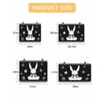 thumbnail image 7 of Large Induction Cooktop Protector Mat Black Easter Stove Top Covers for Electric Stove, Simple Cute Rabbit Eggs Buffalo Checkered Decorative Stove Burner Cover Mats, Glass Top Stove Cover, 7 of 7