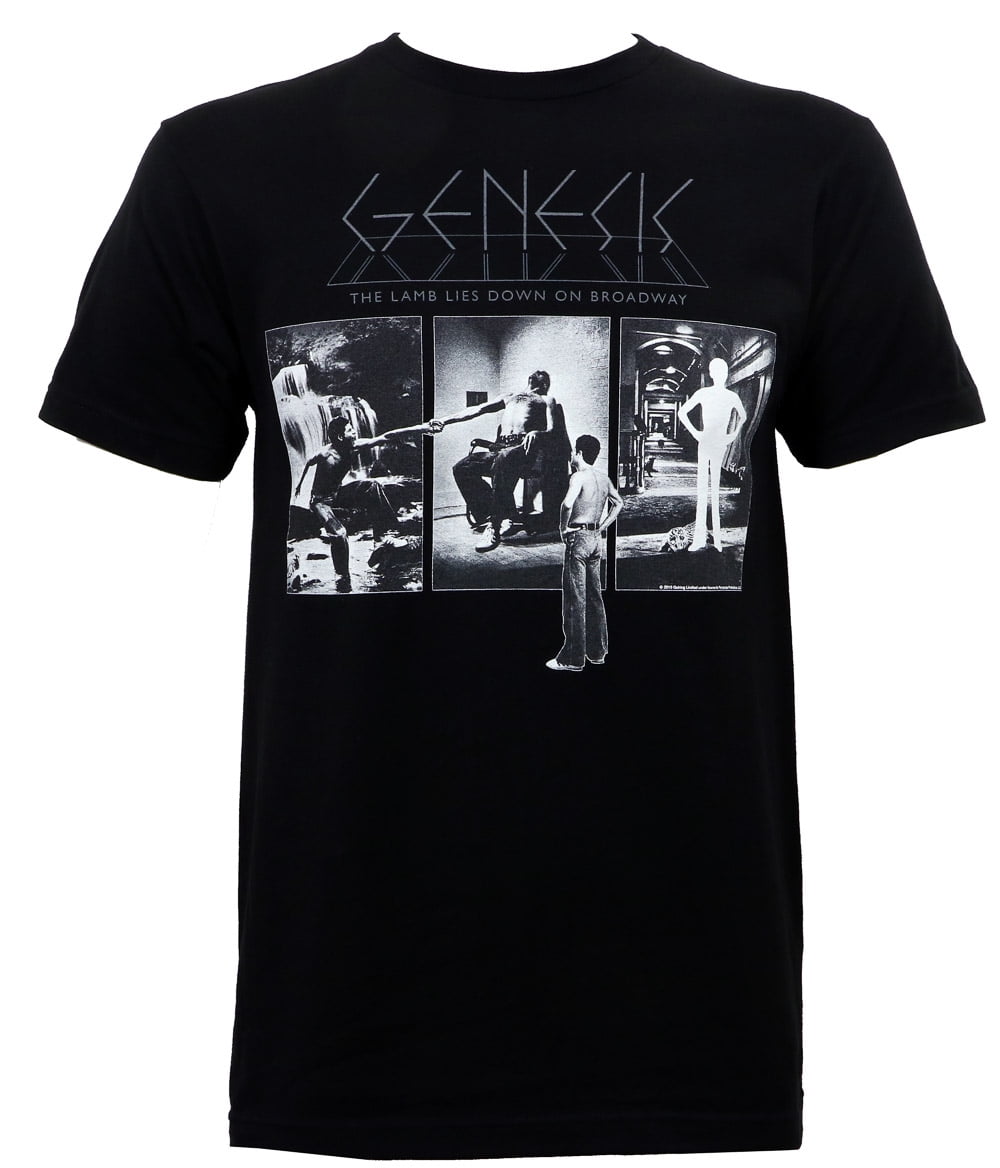 Genesis Men's Lamb Lies Down on Broadway Slim-Fit T-Shirt Black S ...
