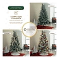 thumbnail image 2 of Árbol Navidad Nevado Esquimal Luces Led Piñas + Bayas Rojas + Estrella 2.20m, 2 of 6