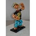 thumbnail image 3 of Nifao Iconic Black Popeye smaller Resin Statue – Home Decor Sculpture, 11"L x 6"W x 17"H, 3 of 12