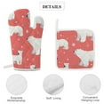 thumbnail image 4 of Cute Polar Bear Oven Mitt And Pot Holder Set Oven Glove for Kitchen Baking Cooking Grilling, 4 of 6