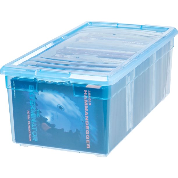 IRIS Media Storage Box, Blue