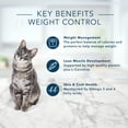 thumbnail image 6 of Blue Buffalo Tastefuls Weight Control Natural Adult Dry Cat Food, Chicken 3lb bag, 6 of 12