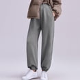 thumbnail image 5 of Ahabrexf Maternity Pants for Women, Plus Size Wide-Leg Casual Trousers with Abdominal Support for Pregnancy in Spring Fall and Winter Seasons, 5 of 6