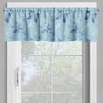 thumbnail image 4 of Ambesonne Butterfly Valance & Curtain, Blue Dragonflies, 55"x36", Blue Pale Blue White, 4 of 6