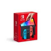 Nintendo - Switch OLED Model w/ Neon Red & Neon Blue Joy-Con - Neon Red/Neon Blue