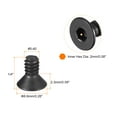 thumbnail image 2 of #5-40x1/4" Flat Head Socket Cap Screws, 10.9 Grade Carbon Steel Hex Socket Countersunk Machine Screws, Black, 20pcs, 2 of 5
