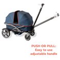 thumbnail image 4 of Gladly Family AnthemZ All-Terrain 2-Seater Wagon Stroller, Foldable, Wild Berry, 42 lbs., Adult Usage, 4 of 7