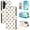 Brown, variant on ELEHOLD Crossbody Case for Samsung Galaxy A24 4G, Cute Floral Shockproof Wallet Phone Case with Kickstand, Magnetic Buckle,Blue