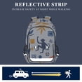 thumbnail image 5 of FORMRS Unisex School Backpack 17" Student Travel Bag with Laptop Compartment, Playful Forest, 5 of 7