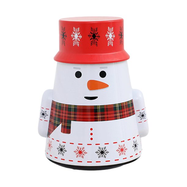 Caja de Lata de Comida Navideña BLESIY Cajas de Regalo con Tapa