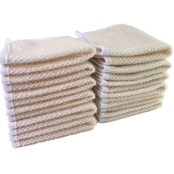 Toallita exfoliante PPHAO Soft Weave para rostro y cuerpo, paquete de 12