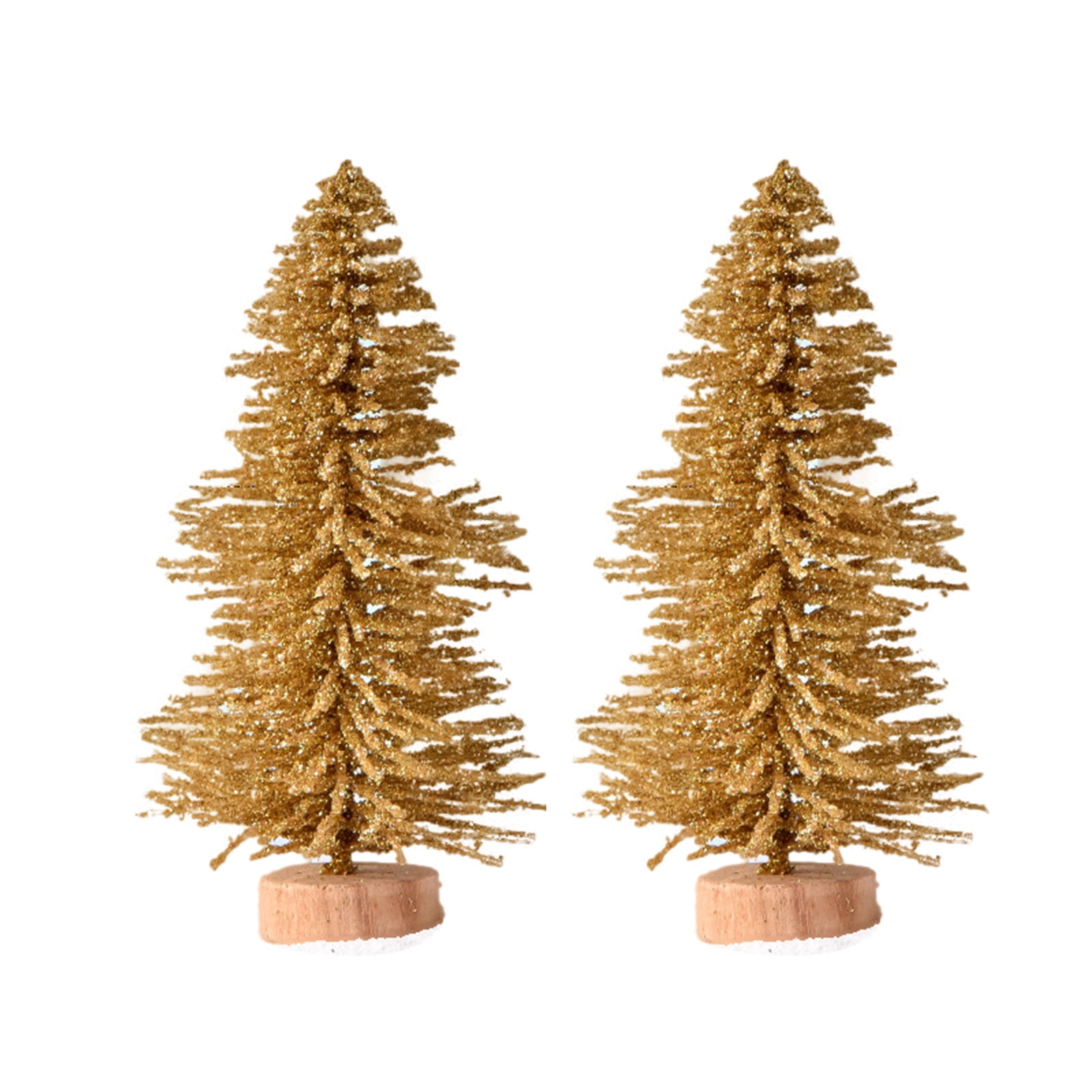 Pnellth Mini Christmas Tree Sturdy Ornamental Plastic Christmas Tree