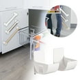 thumbnail image 1 of Punch Storage Bracket Organizer for Wrap Garbage Bags and Kitchen Cabinet Refrigerator Side Space Saving Rack, 1 of 6