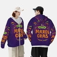 thumbnail image 6 of Haiem Mardi Gras2 UPF 50+ Fishing Shirts for Men Long Sleeve UV Sun Protection Hoodie Non-Mask Outdoor Hiking Shirts, 6 of 9