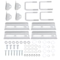 thumbnail image 2 of Litera 4 Juegos De Soportes Para Litera De Remolque De Barco De 8 Pulgadas, Kit De Soporte Superior Giratorio Galvanizado Para Travesaño De 3x3 Pulgadas, 2 of 7