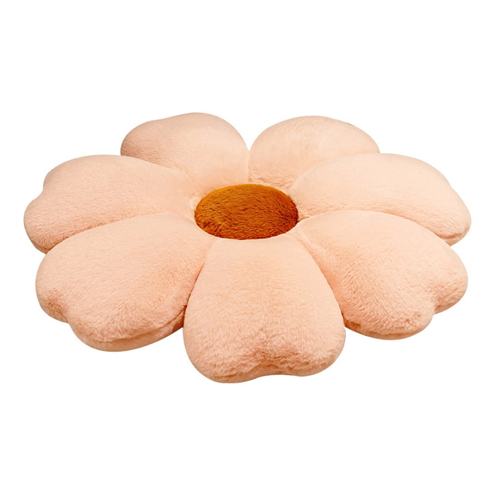 Flower Pillow Floor Cushion Flower Shaped Throw Pillow Seating Cushion