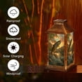 thumbnail image 4 of Solar Lantern trout Leaping from Creek Dramatic Lighting Garden Hanging Lantern Waterproof Solar Powered Lighting Outdoor Lamp for Deck Yard Camping Patio Decor, 4 of 7
