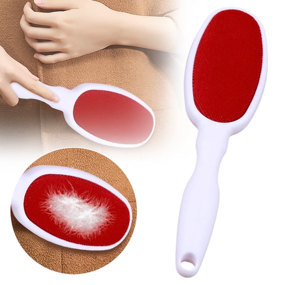 FXMLRLK 1 Pc White Lint Brush Lint Remover Lint Brushes for Clothes - Dual Sided Reusable Pet Hair Remover for Clothes Sheet Carpet Furniture Fabric