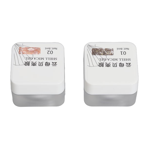 Gel de Umas Glitter, Liviano de 2 piezas Esmalte de Unas de gel para el HOGAR PARA EL HOGAR