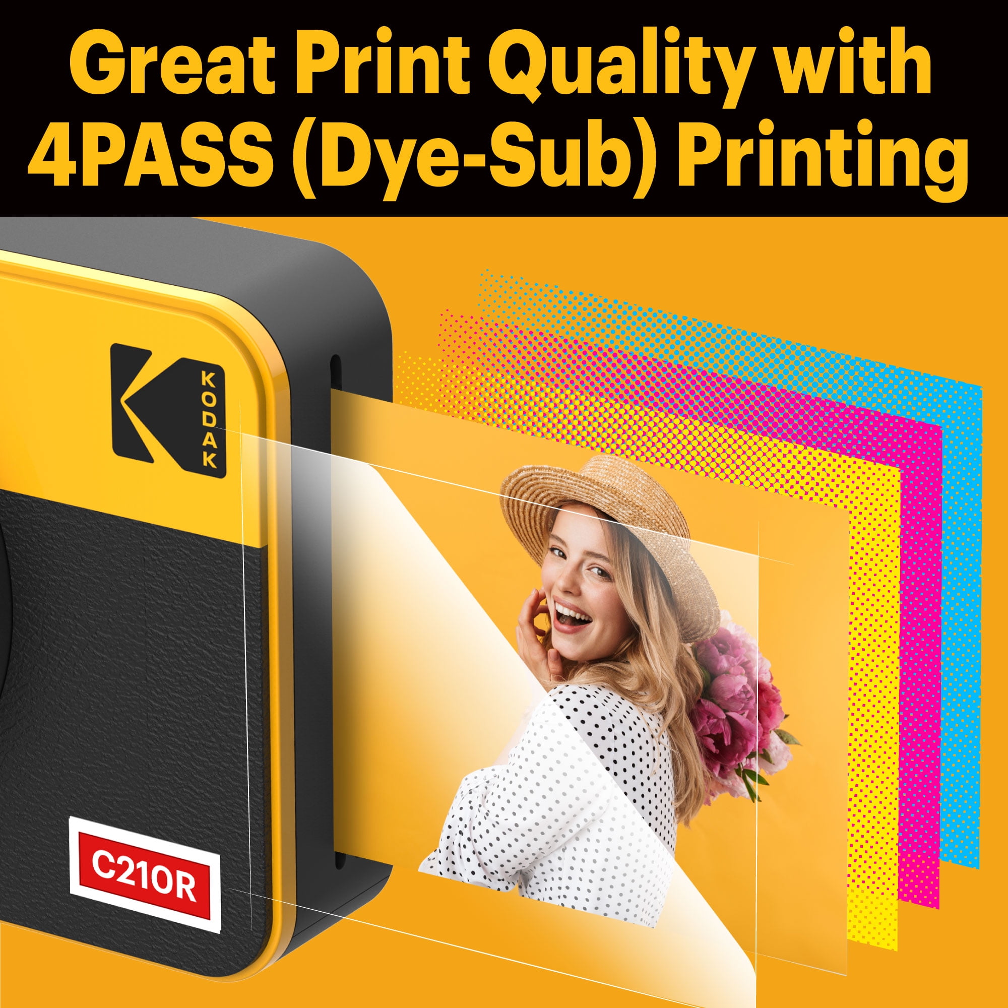 Buy Kodak Mini Shot 2 Retro 2-in-1 Portable Instant Camera & Photo ...